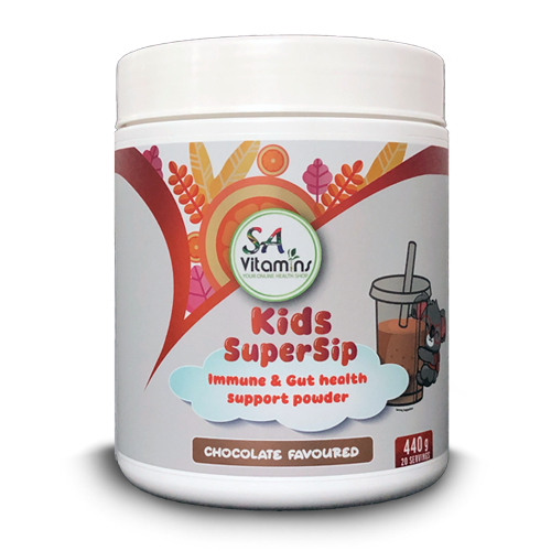 Kids Supersip Immune and Gut support chocolate powder 440g