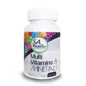 Multi Vitamin & Minerals 30 caps - Now less 30%