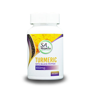Turmeric with Black Pepper 650mg 60 Caps - 30% off