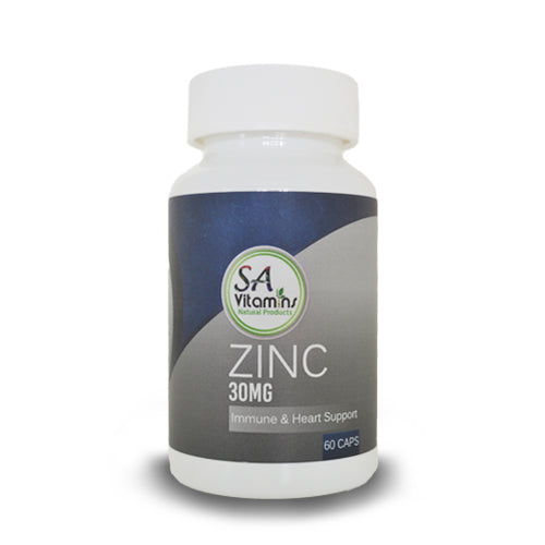 Zinc 30mg 60 Capsules - NOW LESS 30%